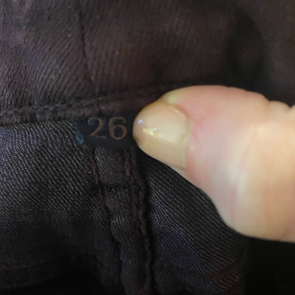 Carmar Maroon High Waisted Skinny Jeans Size 26 - Picture 5 of 5